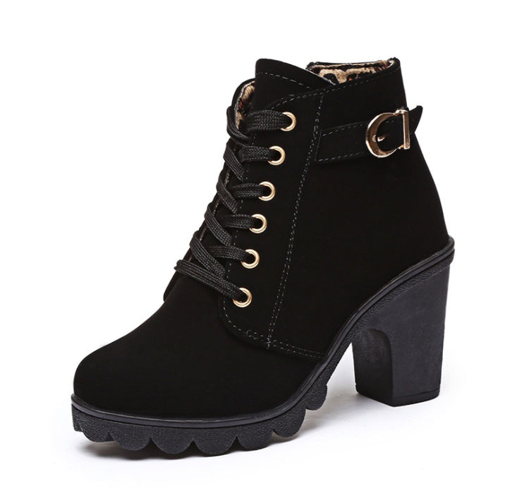 Bottes à Talons Bloc Chunky