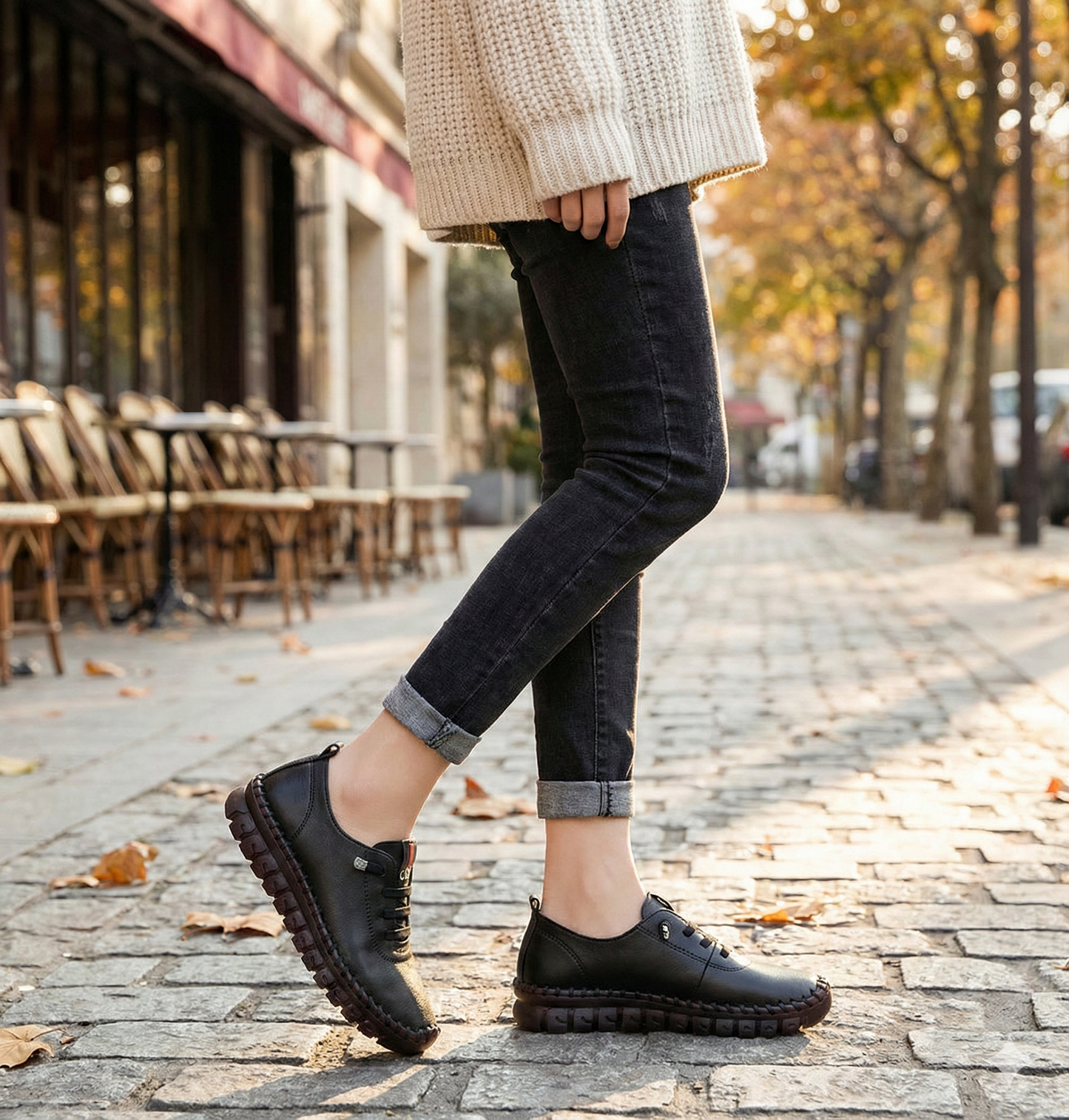 OrthoChic™ - Mocassins Orthopédiques Ultra-Légers Femme