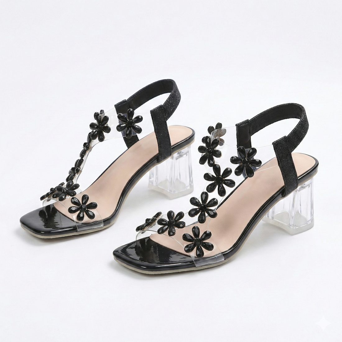 Sandales compensées Fleurine Beige - Talon 5cm et confort orthopédique pour femme | Shoozia