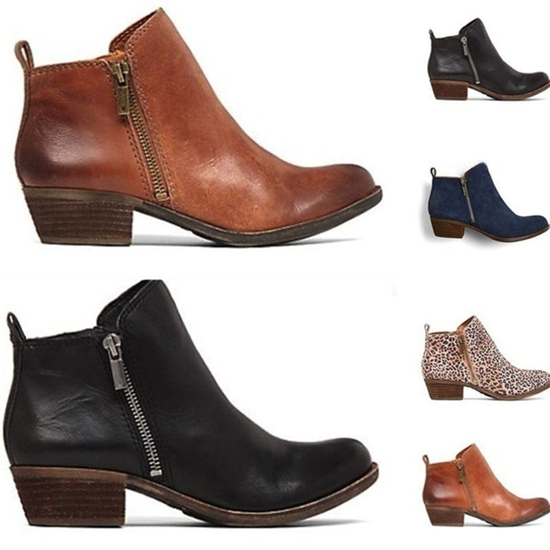 Chaussures à talon épais