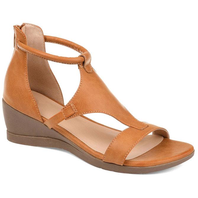 Sandales orthopédiques Milena Marron confort femme | Shoozia