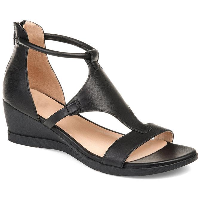 Sandales orthopédiques Milena Noir confort femme | Shoozia